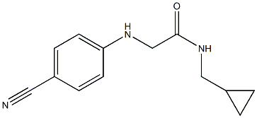 2-[(4-cyanophenyl)amino]-N-(cyclopropylmethyl)acetamide|
