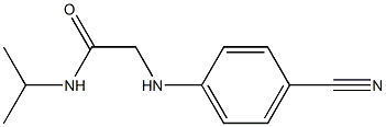 2-[(4-cyanophenyl)amino]-N-(propan-2-yl)acetamide|