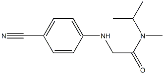 2-[(4-cyanophenyl)amino]-N-methyl-N-(propan-2-yl)acetamide