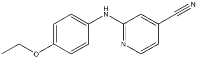 2-[(4-ethoxyphenyl)amino]isonicotinonitrile Struktur