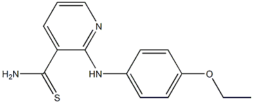 2-[(4-ethoxyphenyl)amino]pyridine-3-carbothioamide 结构式