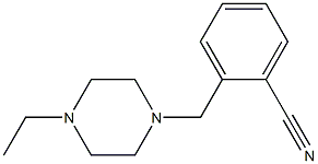 2-[(4-ethylpiperazin-1-yl)methyl]benzonitrile Structure