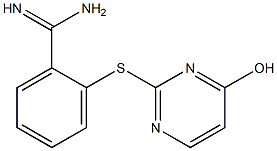 2-[(4-hydroxypyrimidin-2-yl)sulfanyl]benzene-1-carboximidamide