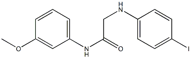  2-[(4-iodophenyl)amino]-N-(3-methoxyphenyl)acetamide