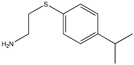 2-[(4-isopropylphenyl)thio]ethanamine Structure