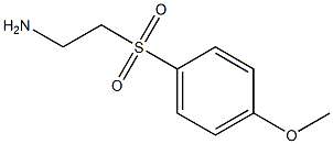 2-[(4-methoxyphenyl)sulfonyl]ethanamine 结构式