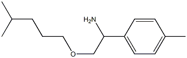 2-[(4-methylpentyl)oxy]-1-(4-methylphenyl)ethan-1-amine Structure