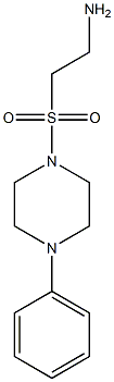 2-[(4-phenylpiperazine-1-)sulfonyl]ethan-1-amine 化学構造式
