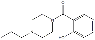 2-[(4-propylpiperazin-1-yl)carbonyl]phenol Structure