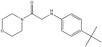 2-[(4-tert-butylphenyl)amino]-1-(morpholin-4-yl)ethan-1-one 结构式