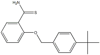 2-[(4-tert-butylphenyl)methoxy]benzene-1-carbothioamide,,结构式