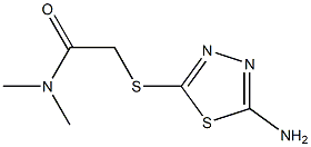 2-[(5-amino-1,3,4-thiadiazol-2-yl)sulfanyl]-N,N-dimethylacetamide