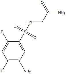  2-[(5-amino-2,4-difluorobenzene)sulfonamido]acetamide