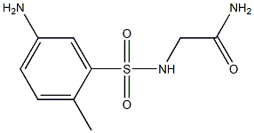 2-[(5-amino-2-methylbenzene)sulfonamido]acetamide Structure