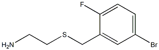 2-[(5-bromo-2-fluorobenzyl)thio]ethanamine