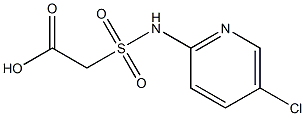 2-[(5-chloropyridin-2-yl)sulfamoyl]acetic acid