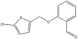 2-[(5-chlorothiophen-2-yl)methoxy]benzaldehyde 结构式