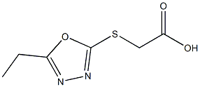 2-[(5-ethyl-1,3,4-oxadiazol-2-yl)sulfanyl]acetic acid|