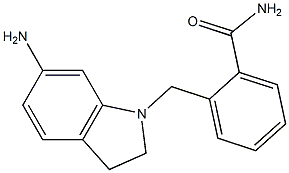 2-[(6-amino-2,3-dihydro-1H-indol-1-yl)methyl]benzamide