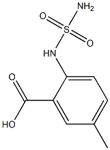 2-[(aminosulfonyl)amino]-5-methylbenzoic acid Structure