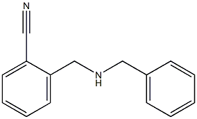 2-[(benzylamino)methyl]benzonitrile,,结构式