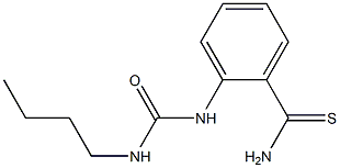 2-[(butylcarbamoyl)amino]benzene-1-carbothioamide Structure