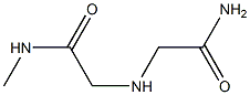 2-[(carbamoylmethyl)amino]-N-methylacetamide 化学構造式