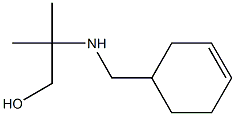 2-[(cyclohex-3-en-1-ylmethyl)amino]-2-methylpropan-1-ol,,结构式