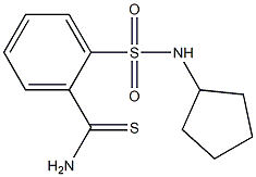 2-[(cyclopentylamino)sulfonyl]benzenecarbothioamide