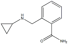 2-[(cyclopropylamino)methyl]benzamide Struktur