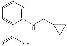 2-[(cyclopropylmethyl)amino]pyridine-3-carboxamide Structure