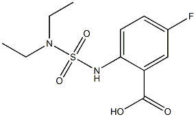 2-[(diethylsulfamoyl)amino]-5-fluorobenzoic acid