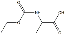 2-[(ethoxycarbonyl)amino]propanoic acid Struktur
