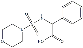 2-[(morpholine-4-sulfonyl)amino]-2-phenylacetic acid