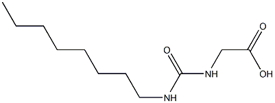 2-[(octylcarbamoyl)amino]acetic acid