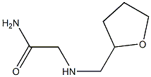 2-[(oxolan-2-ylmethyl)amino]acetamide 化学構造式