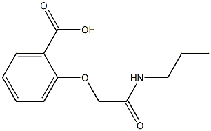 2-[(propylcarbamoyl)methoxy]benzoic acid