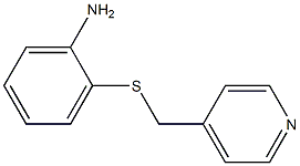 2-[(pyridin-4-ylmethyl)thio]aniline,,结构式