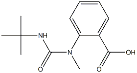 2-[(tert-butylcarbamoyl)(methyl)amino]benzoic acid Struktur