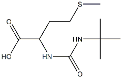 2-[(tert-butylcarbamoyl)amino]-4-(methylsulfanyl)butanoic acid Structure