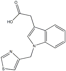 2-[1-(1,3-thiazol-4-ylmethyl)-1H-indol-3-yl]acetic acid