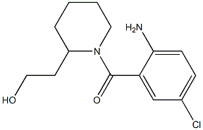 2-[1-(2-amino-5-chlorobenzoyl)piperidin-2-yl]ethanol Structure