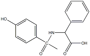 2-[1-(4-hydroxyphenyl)acetamido]-2-phenylacetic acid