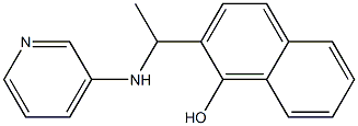 2-[1-(pyridin-3-ylamino)ethyl]naphthalen-1-ol Structure