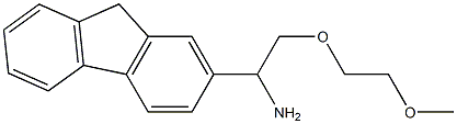 2-[1-amino-2-(2-methoxyethoxy)ethyl]-9H-fluorene Structure