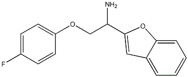 2-[1-amino-2-(4-fluorophenoxy)ethyl]-1-benzofuran|