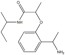 2-[2-(1-aminoethyl)phenoxy]-N-(butan-2-yl)propanamide|