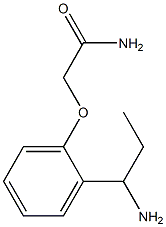 2-[2-(1-aminopropyl)phenoxy]acetamide Structure