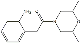 2-[2-(2,6-dimethylmorpholin-4-yl)-2-oxoethyl]aniline|
