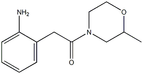 2-[2-(2-methylmorpholin-4-yl)-2-oxoethyl]aniline